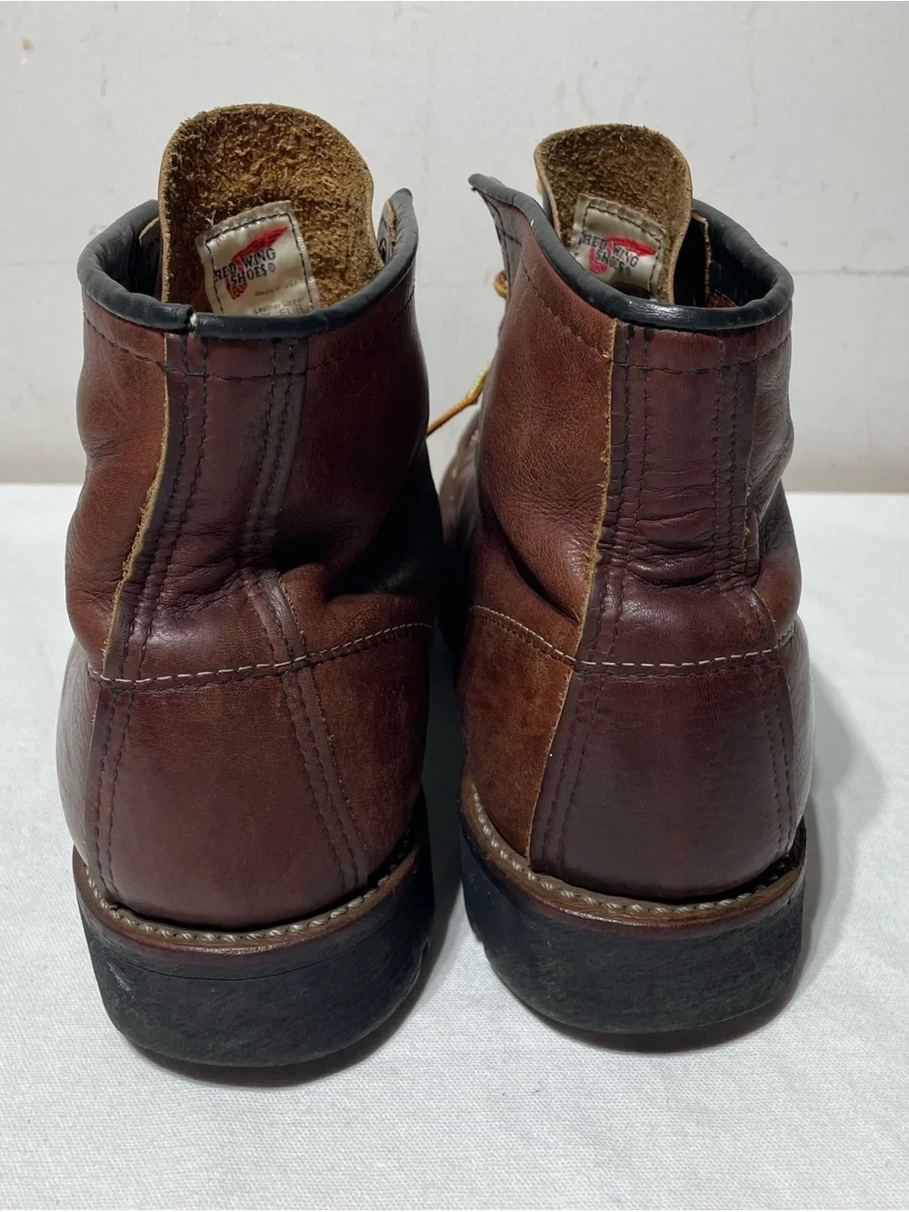 Red Wing 4183 Roughneck Moc Toe Boots Men’s 10D Briar Oil Slick USA 2007